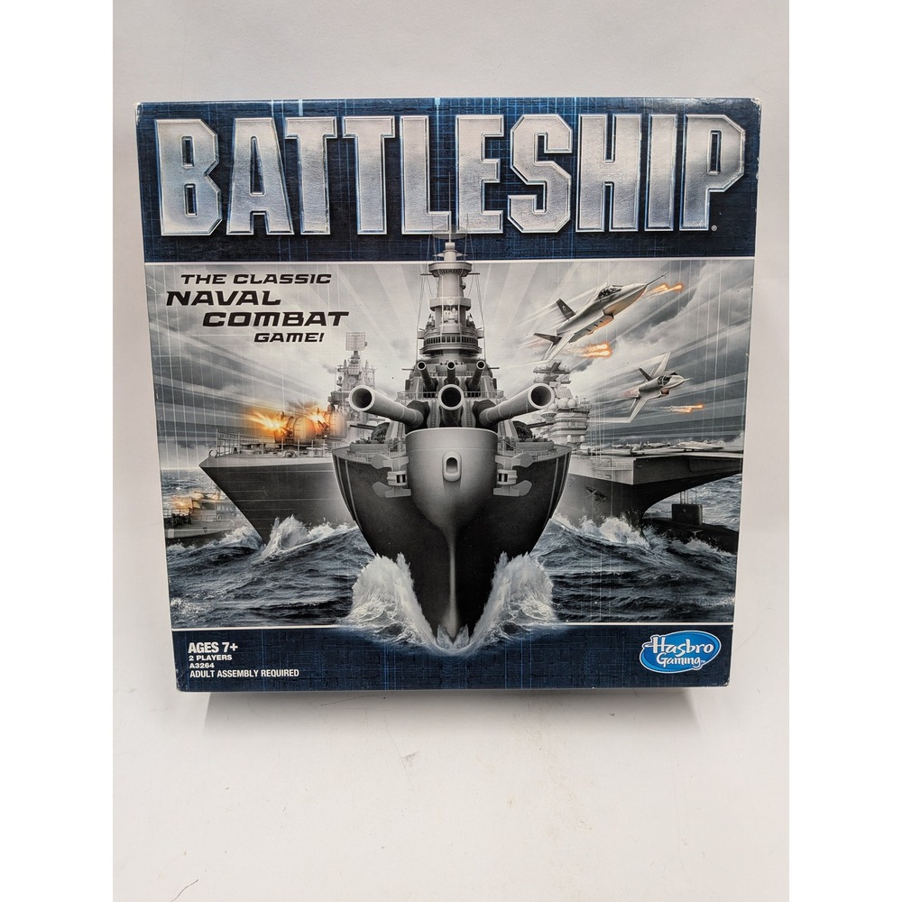 Hasbro Gaming Battleship The Classic Naval Combat Game A3264 2 Player Strategy